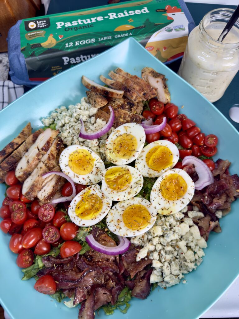 Summer Protein Cobb Salad 🥗❤️😋🥚